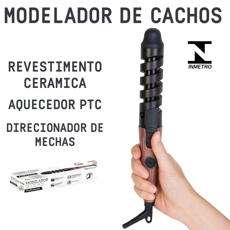 Modelador De Cachos Startools Babyliss Profissional Cabelo Direcionador de Mechas  Revestimento de Cerâmica
