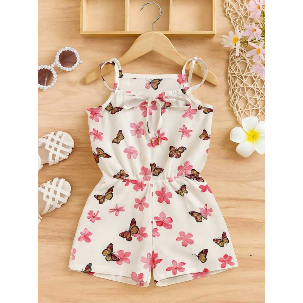 Macaquinho Infantil Menina Macacão Estampado Blogueirinha Roupa Verão Mini Diva Dia das Crianças