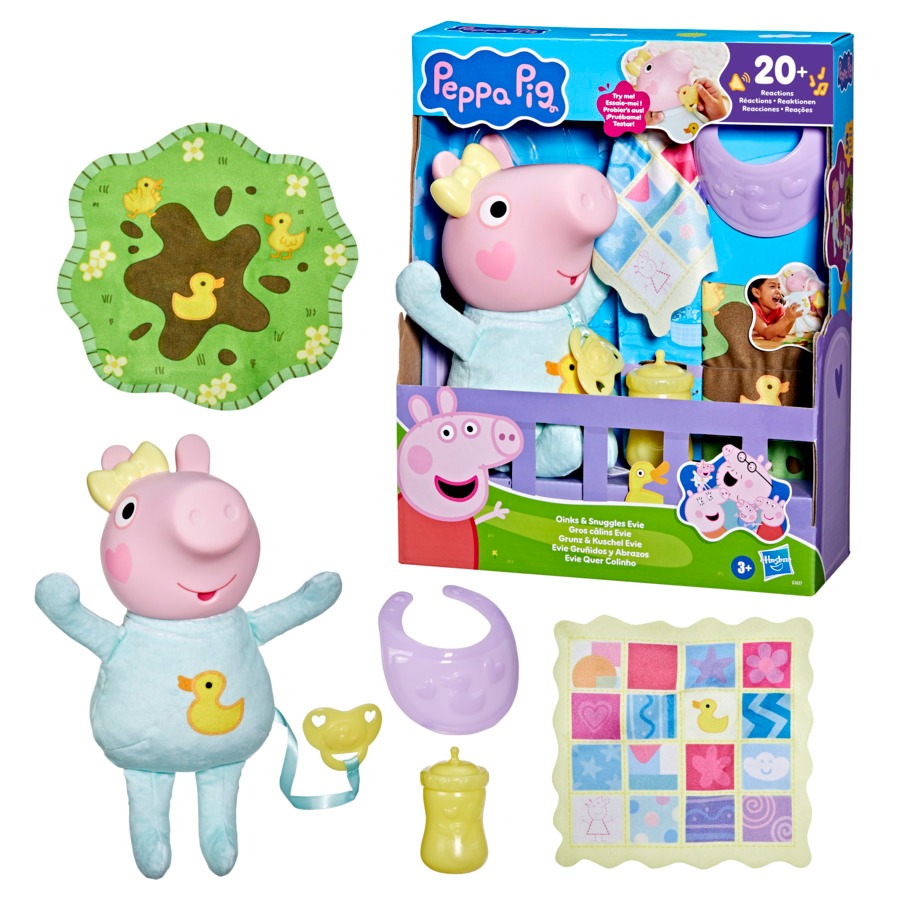 Peppa Pig Boneca Interativa Evie Pig Quer Colinho - Hasbro G1637 em Oferta na Shopee