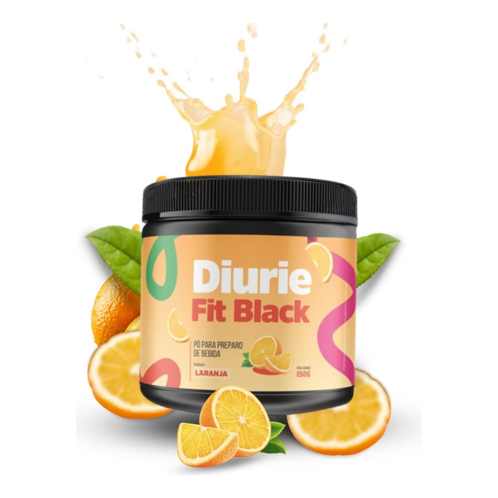 Diuriefit Black Original Em Pó Suplemento Alimentar Diurie