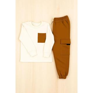 Conjunto Moletom Calça Cargo e Casaco Infantil Menino Masculino  Outono Inverno em Oferta na Shopee