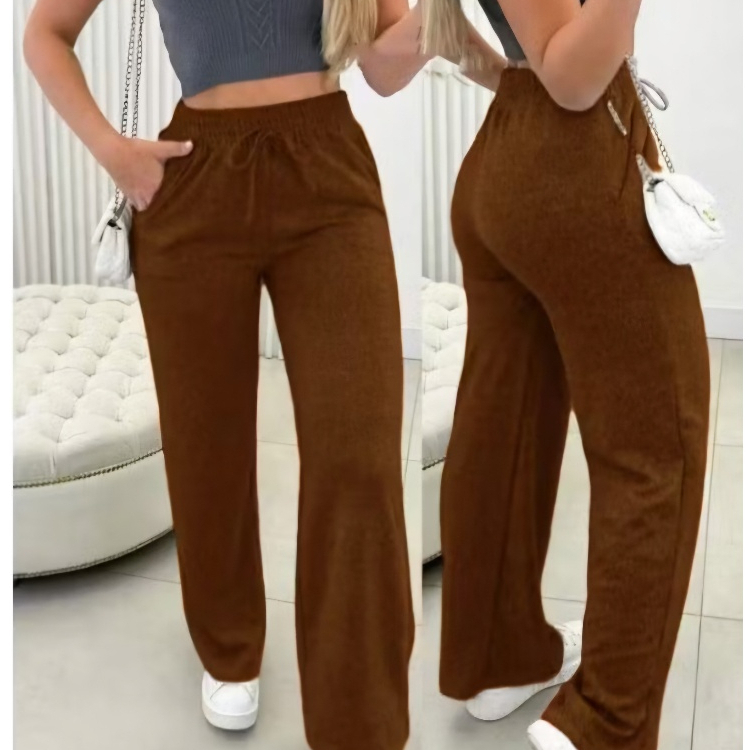 CALÇA PANTALONA FEMININA INVERNO DE LANZINHA COM BOLSO