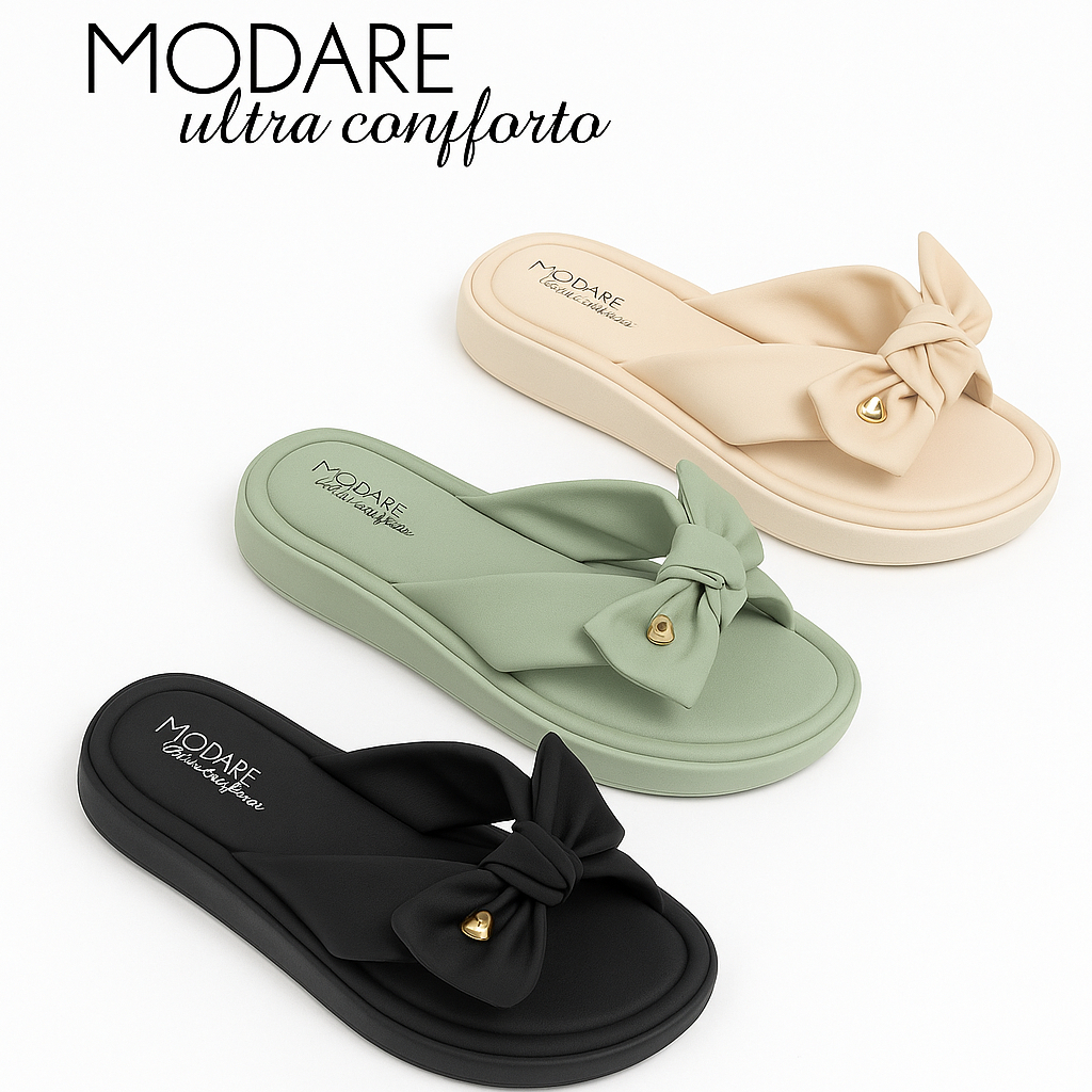 Chinelo Modare Ultra Conforto Ortopedico Feminino Esporão - Original - 7208.101 em Oferta na Shopee