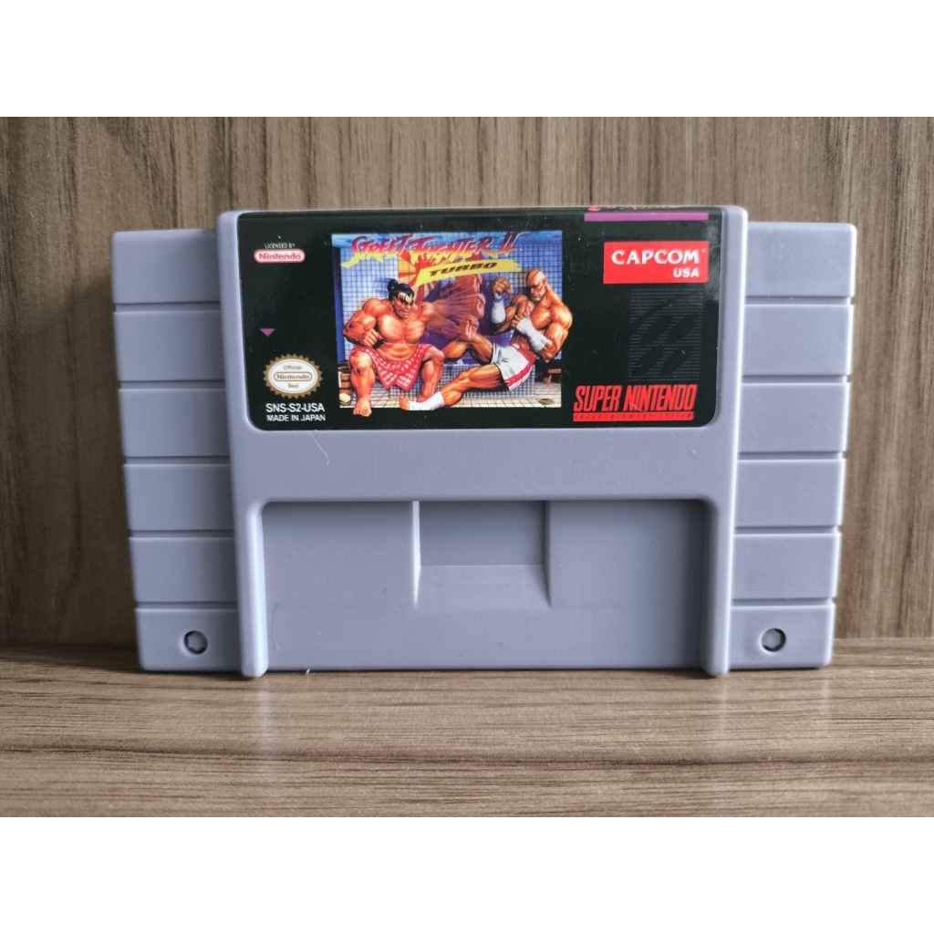 Jogo super Nintendo Street Fighter 2 Turbo