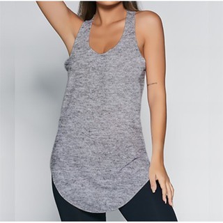 Blusa Feminina  Regata Dia a Dia Academia Anti-Pilling*LONG LINE MALHA FRIA*- Cores em Oferta na Shopee