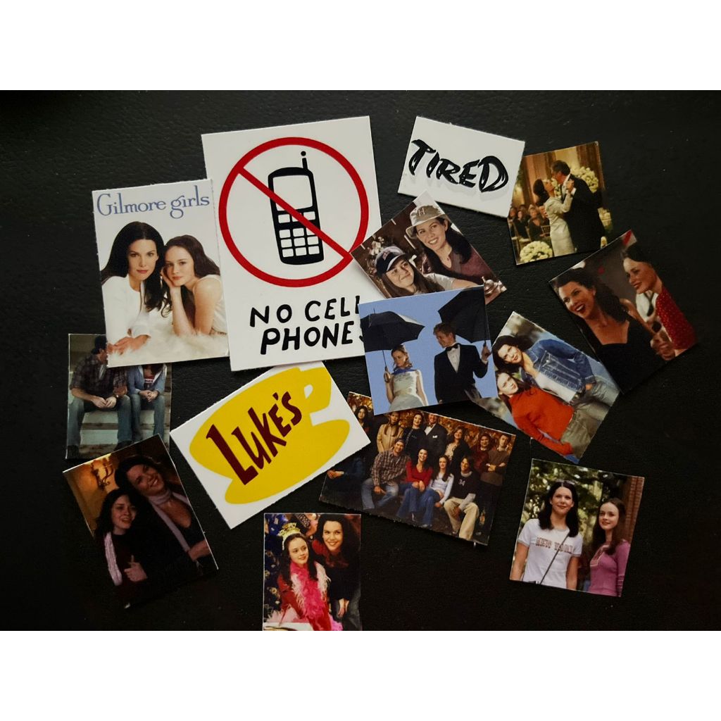 Adesivos Gilmore Girls Seriado Tal Mãe Tal Filha para Scrapbook, Agendas e Bullet Journal
