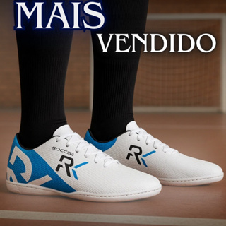 Chuteira Masculino Futsal com Design Moderno e Solado Resistente – Super Conforto -RK03 em Oferta na Shopee