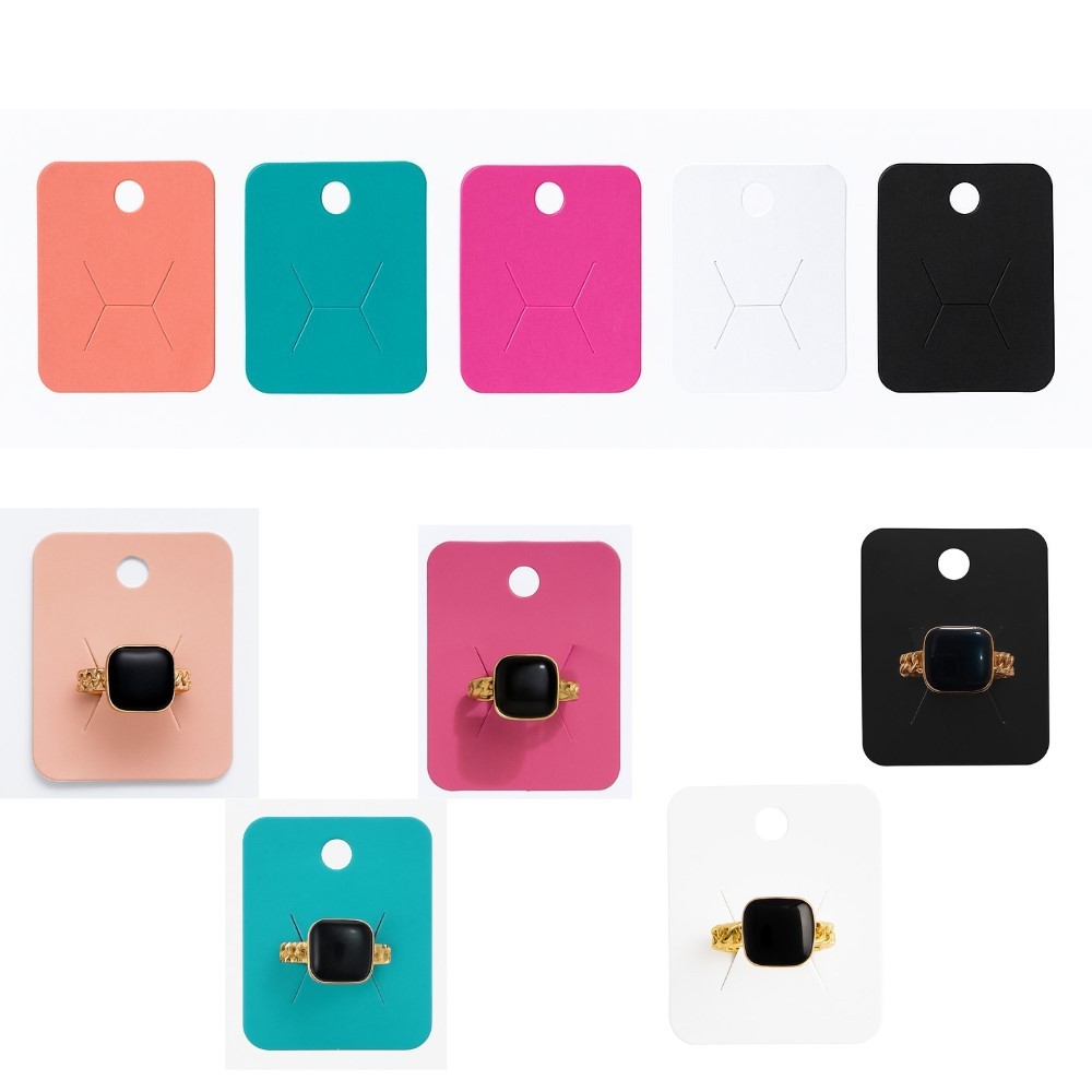 100 Cartelas Tag para Anel Bijuterias em Oferta na Shopee