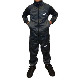 Kit Masculino Infantil Básico Cinza Para o Frio Blusa e Calça Jogger - Tamanhos do 04 ao 16 - Pronta Entrega