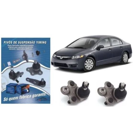 Par Pivô Suspensão Dianteira Honda New Civic 2006 a 2011