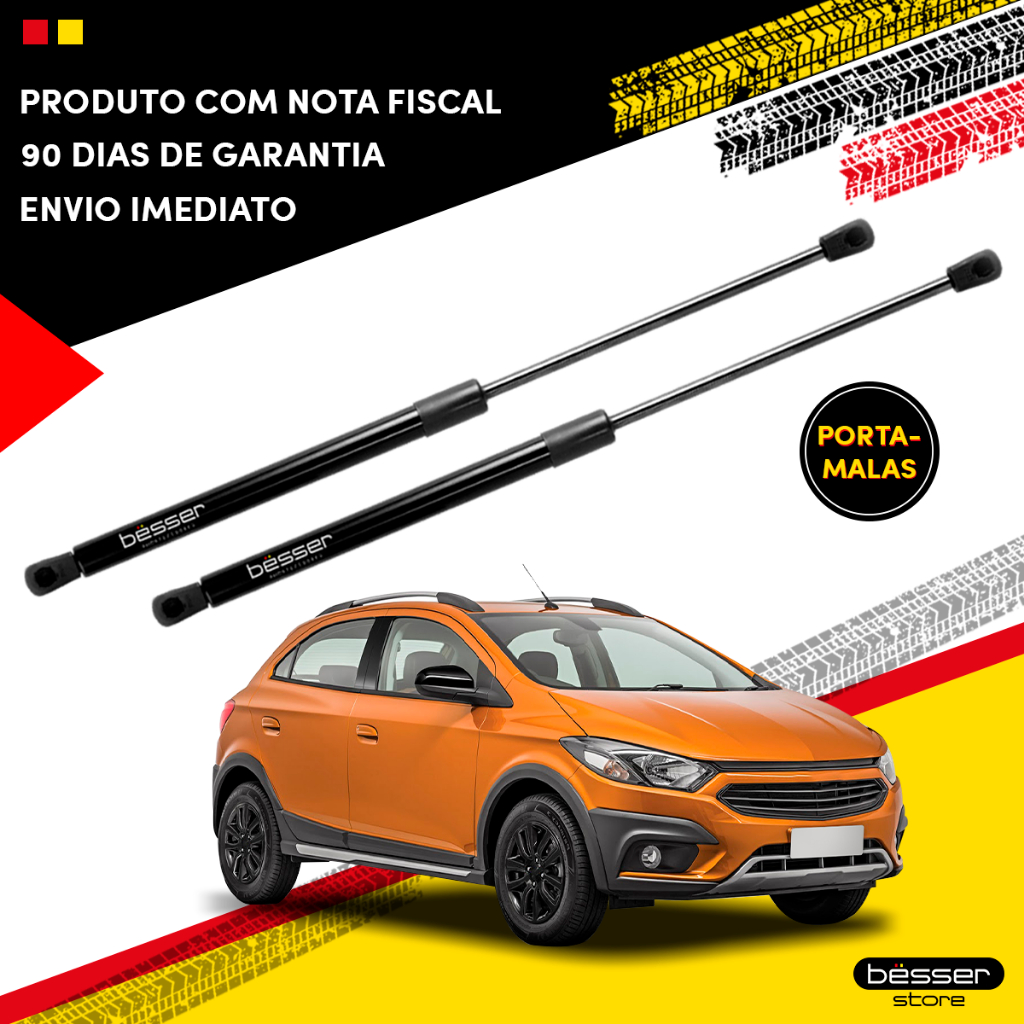 Par Amortecedor Porta Malas Onix Hatch Pistão a Gás Tampa Porta Malas Onix Hatch 2012 Â 2025 em Oferta na Shopee