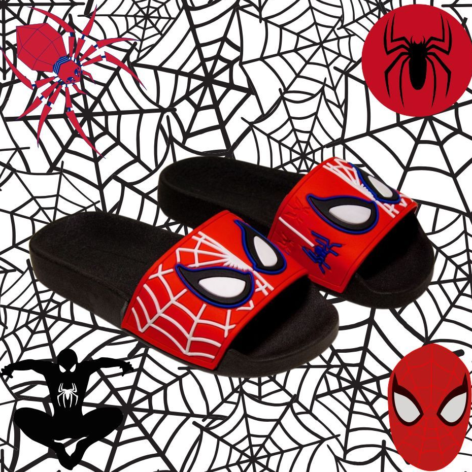 Chinelo Slide Infantil Personagem Homem Menino Aranha Leve Antiderrapante Promoção