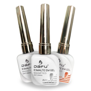 Esmalte Em Gel Magnético - DAFU Cat Eye Praia em Oferta na Shopee