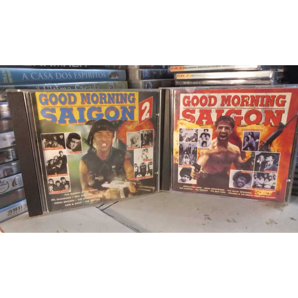 2 Cds Good Morning Saigon-vols.1 E 2 Div. Artistas - bom dia saigom - Ótimo estado