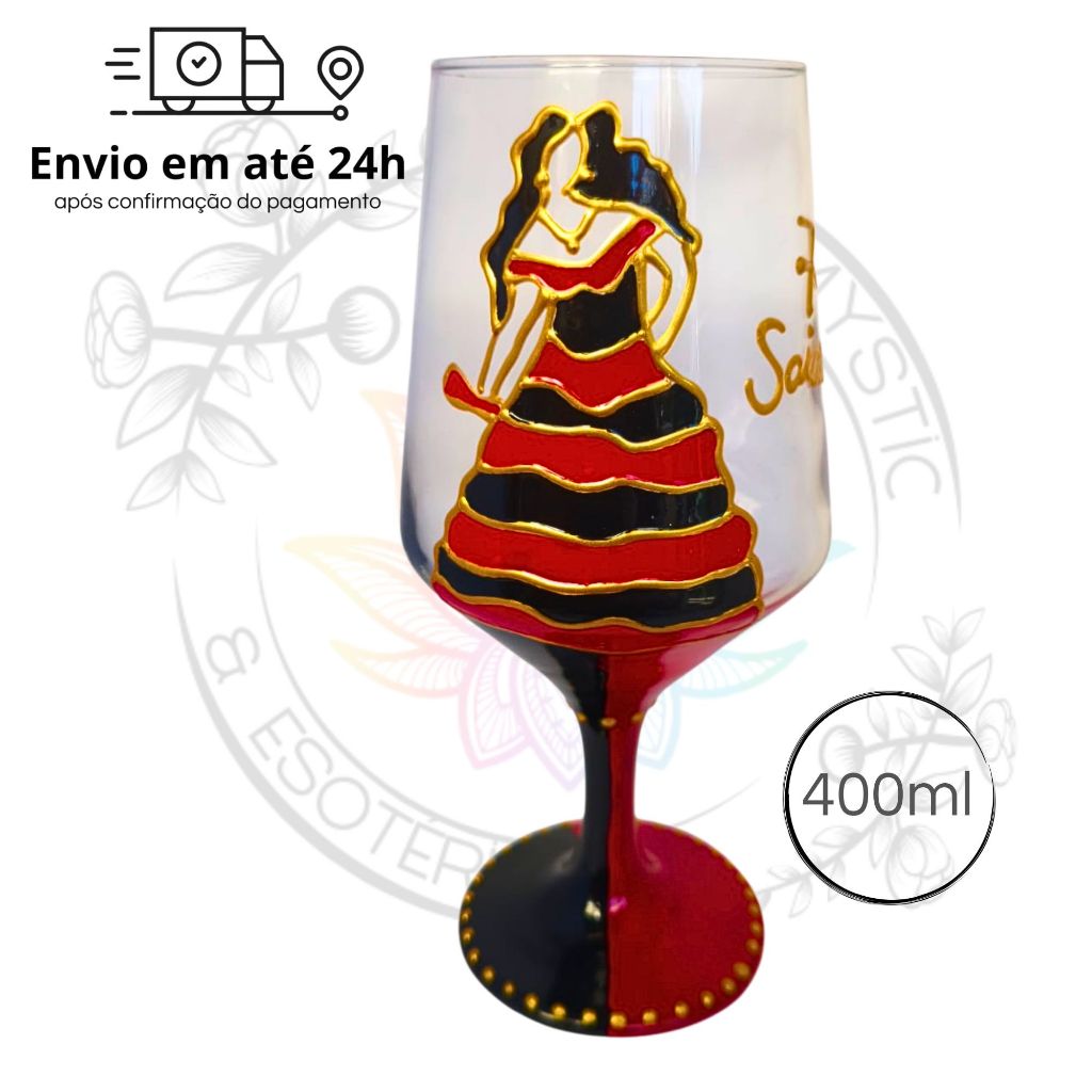 Taça Pomba Gira Cigana Sete Saias 400ml – Umbanda Candomblé Orixás