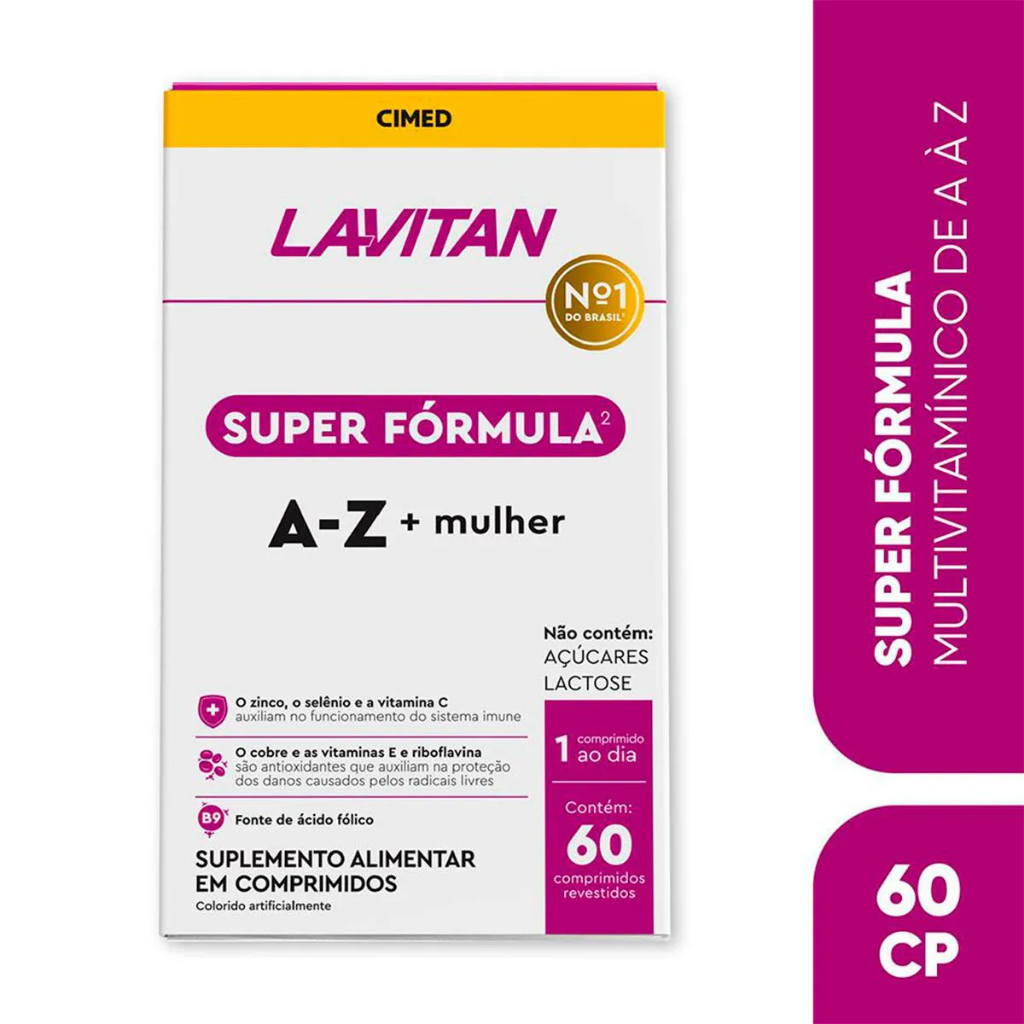 Lavitan A-Z + Mulher Super Fórmula 60CPRS