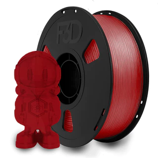 Filamento PLA Premium Vermelho Translúcido 1kg 1,75mm - Impressora 3D