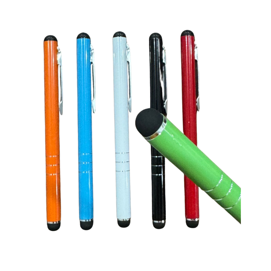 KIT 10 Canetas Touch Screen Capacitiva de Metal Universal Celulars Tablets