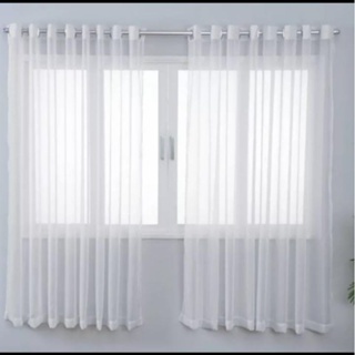 Cortina voaal elegance 3x1,70 para quarta sala e escritório em Oferta na Shopee