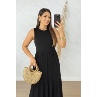 Vestido Feminino Longo Cavado Estilo 3 Marias inverno 502 em Oferta na Shopee
