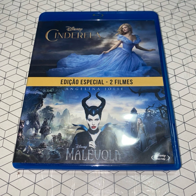 Bluray original Edição especial 2 filmes Cinderela e Malevola