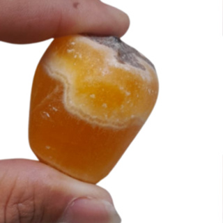 Pedra Natural Rolada - Calcita Amarela em Oferta na Shopee