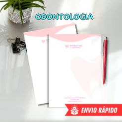 Receituário Odontológico Personalizado com Logo para Dentista