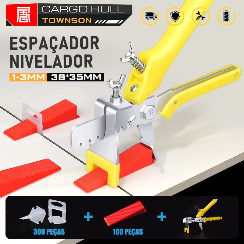 300 Espaçador Nivelador Grande P/ Porcelanato Piso Deplasti 1/2/3 mm em Oferta na Shopee