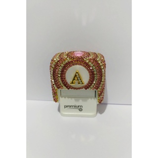 Carimbo personalizado P10 com Strass + borrachinha em Oferta na Shopee