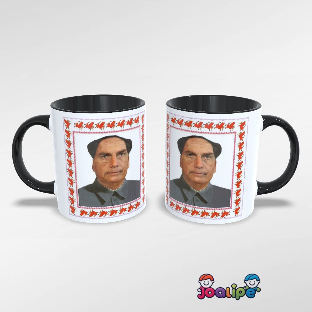 Caneca Meme Bolsonaro Presente Bozo Chinês