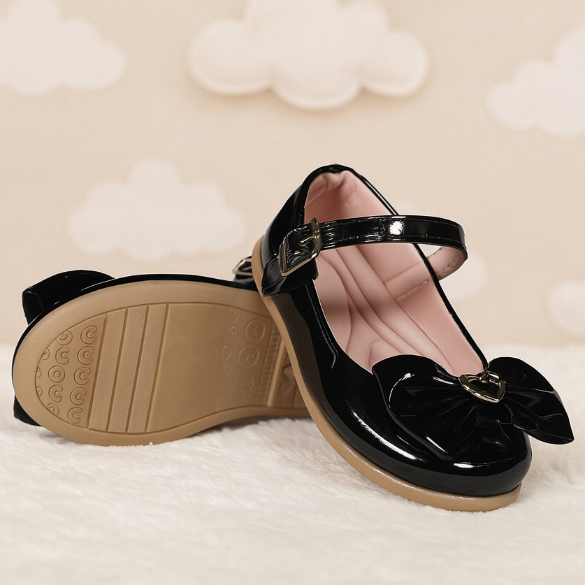 Sapatilha feminina verniz infantil de menina do 15 ao 34 direto da fabrica Laço Coração