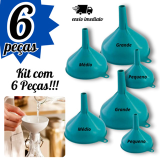Funil de Plástico Multiuso Cores Sortidas para Cozinha Oficina Artesanato em Oferta na Shopee