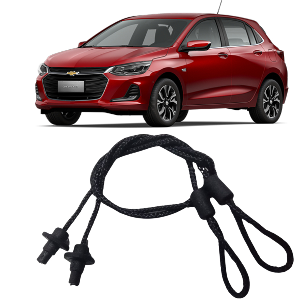 Par Corda Cordão Alça Bagagito Tampão Traseiro Porta Malas Onix 2021 até 2025