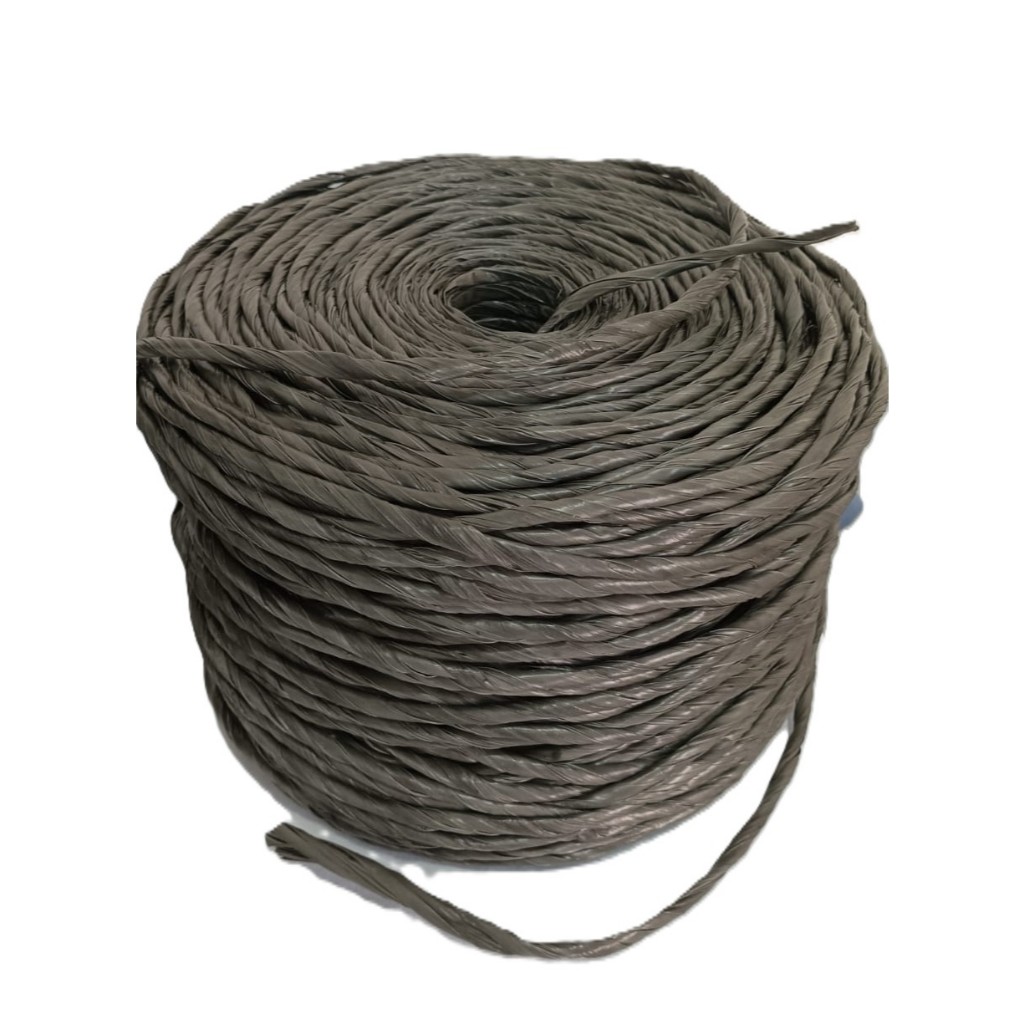 Fitilho Grosso Tipo Corda Rolo 8KG PP Retorcido Bt Ideal p/amarração de fardos compactados de Aparas em Oferta na Shopee