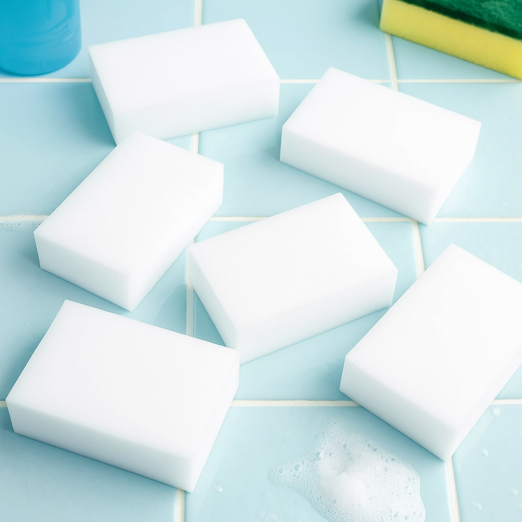 Esponja Mágica Limpeza Difícil Clean Tech Esponja Versátil Kit 6 Unidades