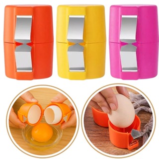 Abridor Separador de Ovos da Casca Prático e Fácil - Quebrador de Casca de Ovo Portátil Cor: Sortida em Oferta na Shopee