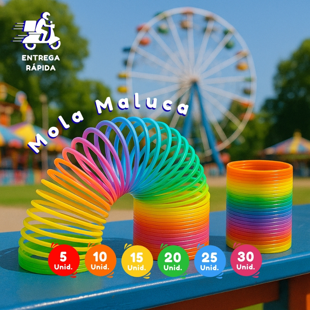 Mola Maluca Colorida Arco Íris Lembrancinha Festa Brinquedo Diversão Prendas Festa Junina Envio Imediato em Oferta na Shopee