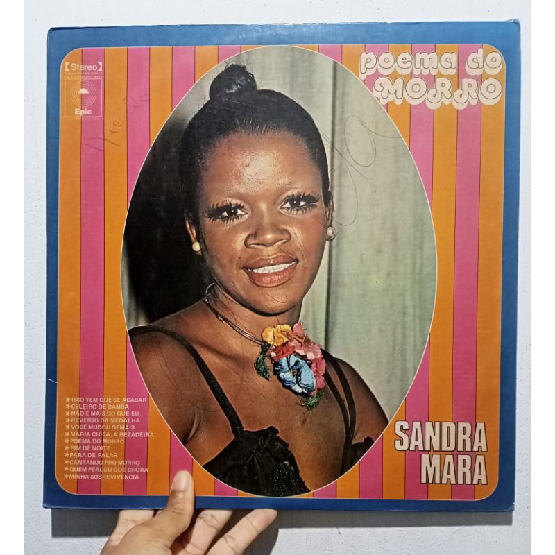 LP Vinil Sandra Mara - Poema do Morro (Samba/1975)