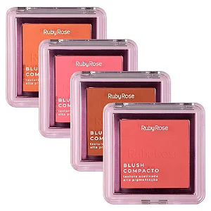 Blush Compacto BL Natural Ruby Rose em Oferta na Shopee