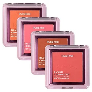Blush Compacto BL Natural Ruby Rose em Oferta na Shopee