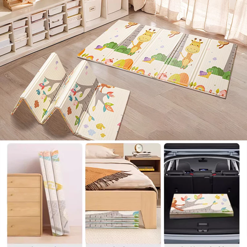 Tapete Infantil Emborrachado Dupla Face 200x180cm Anti Impacto para Bebê — foto 8
