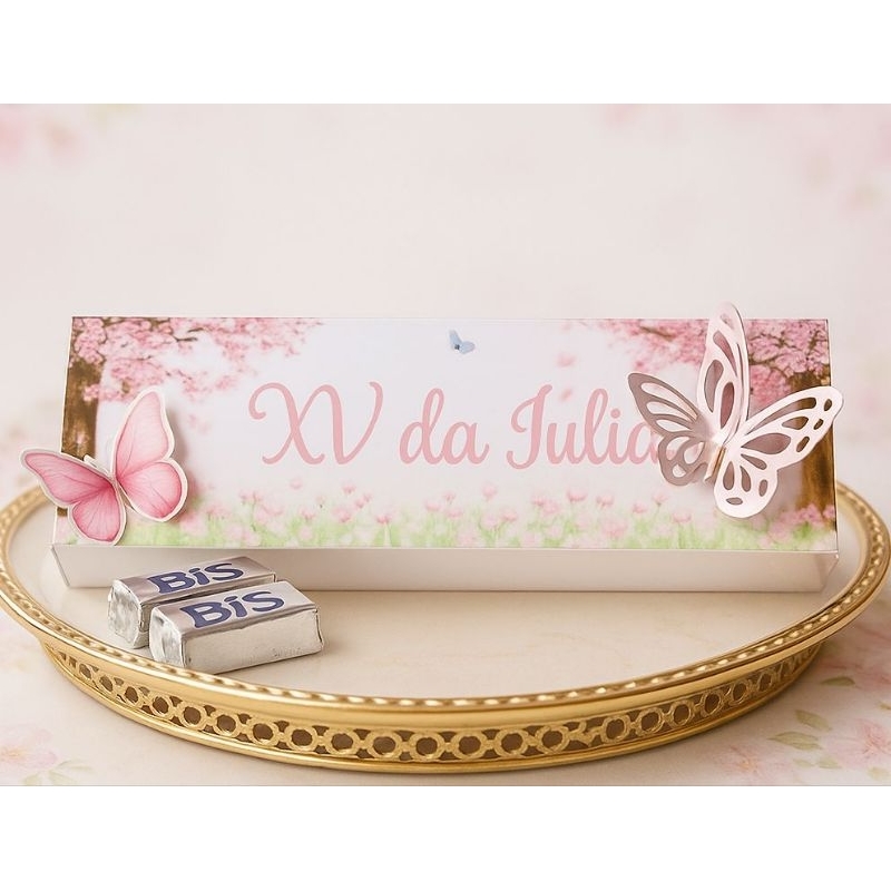 10 Caixa bis personalizada jardim das borboletas/ jardim encantado lembrancinhas personalizadas decoração festas