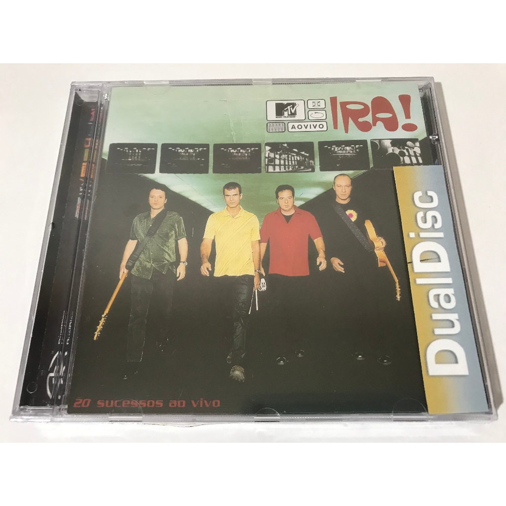Ira! - Mtv Ao Vivo (Cd+Dvd: Dualdisc) Raríssimo (P/ Colecionador) Lacrado (36 Musicas)