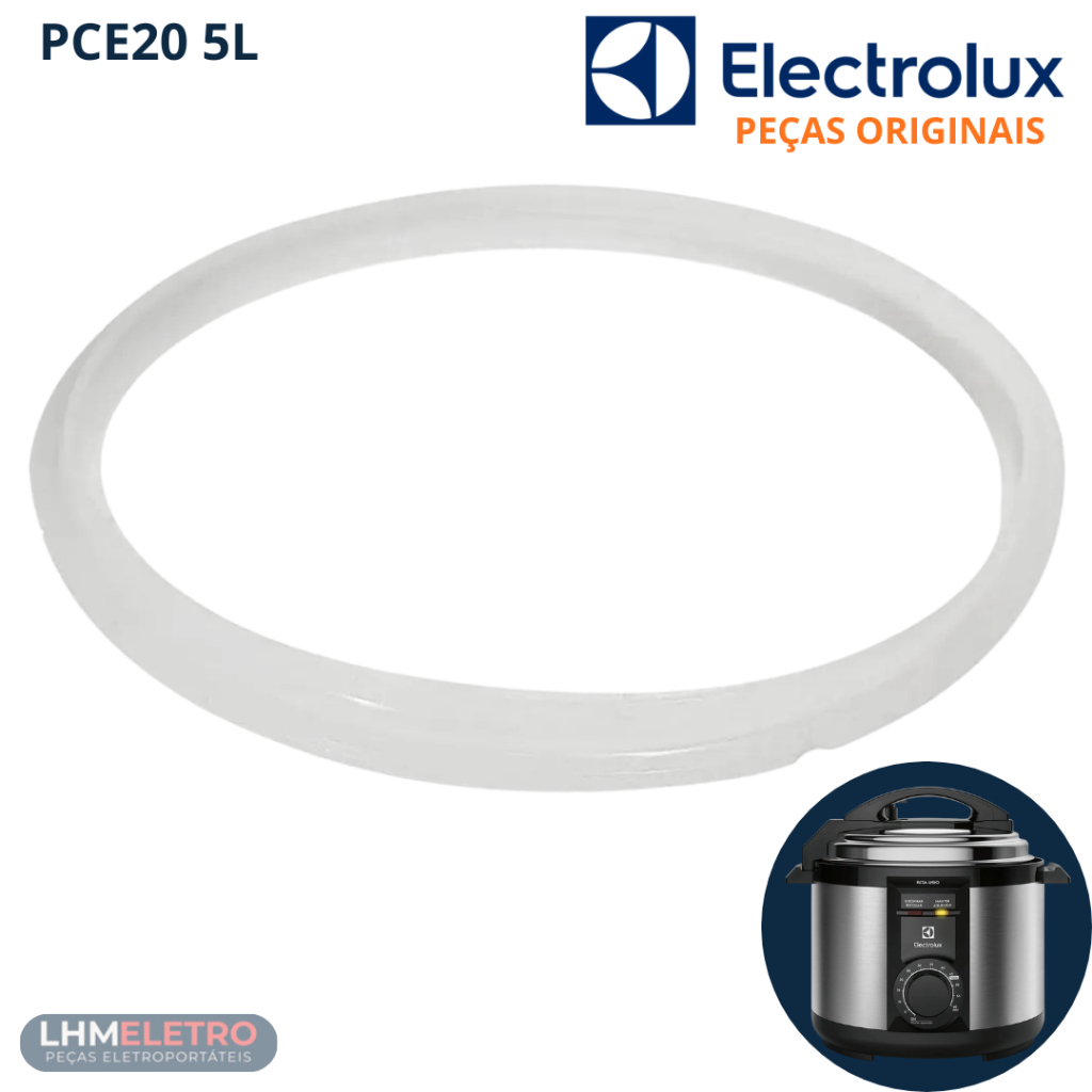 Anel Vedação da Tampa Panela de Pressão Elétrica PCE20 Electrolux 5 Litros