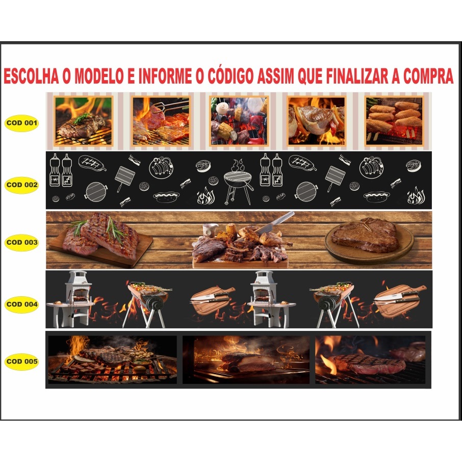 Adesivos Área de Churrasco: Onde Comprar | BuscaProdutos