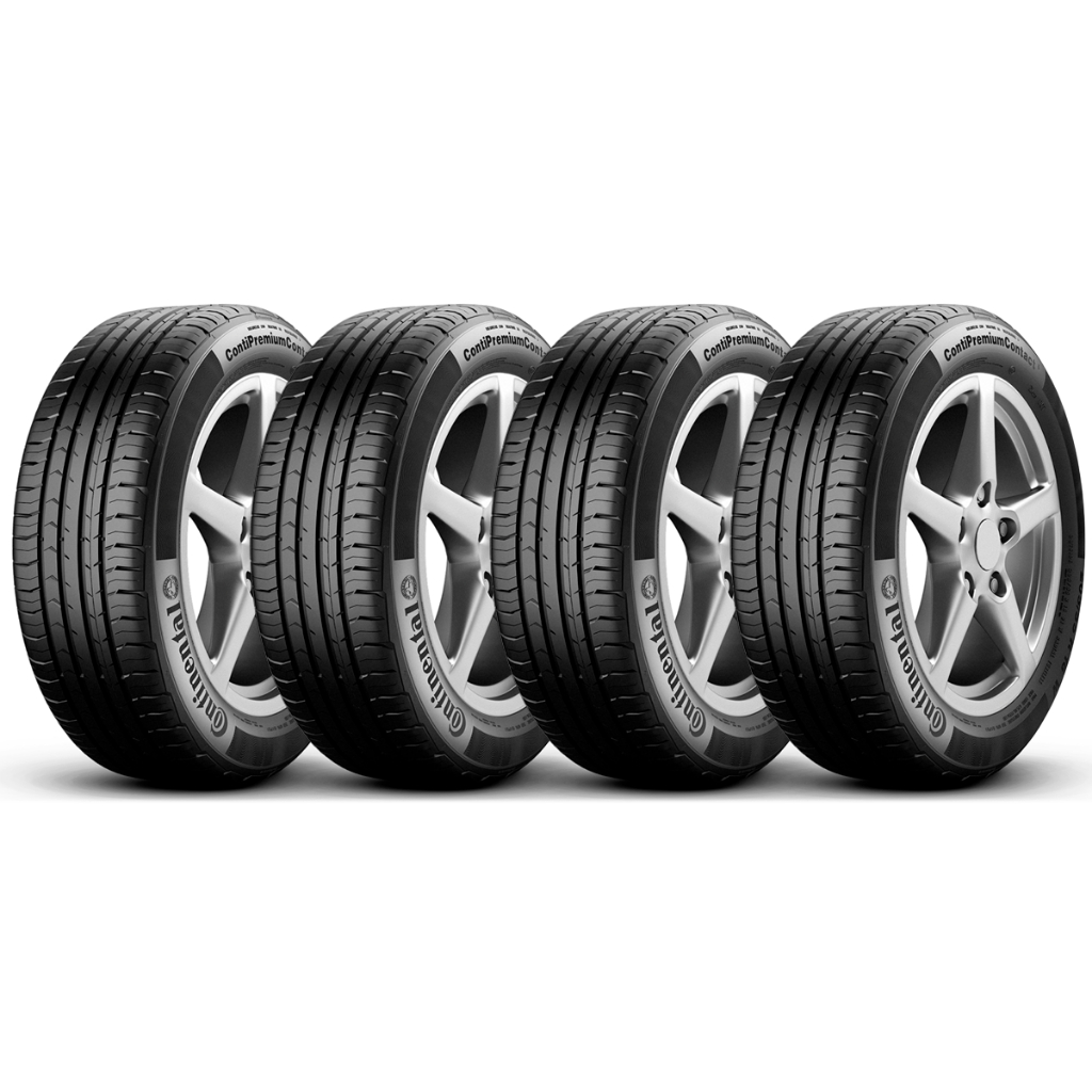 Kit 4 Pneus 185/65R15 Continental ContiPremiumContact 5 88H Aro 15 em Oferta na Shopee