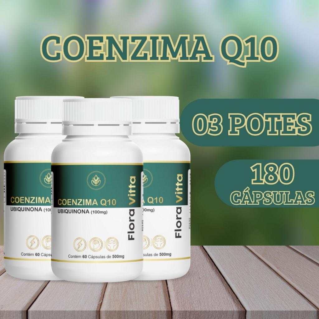 ⚡ Coenzima Q10 | Energia Celular, Coração Saudável e Longevidade em Oferta na Shopee