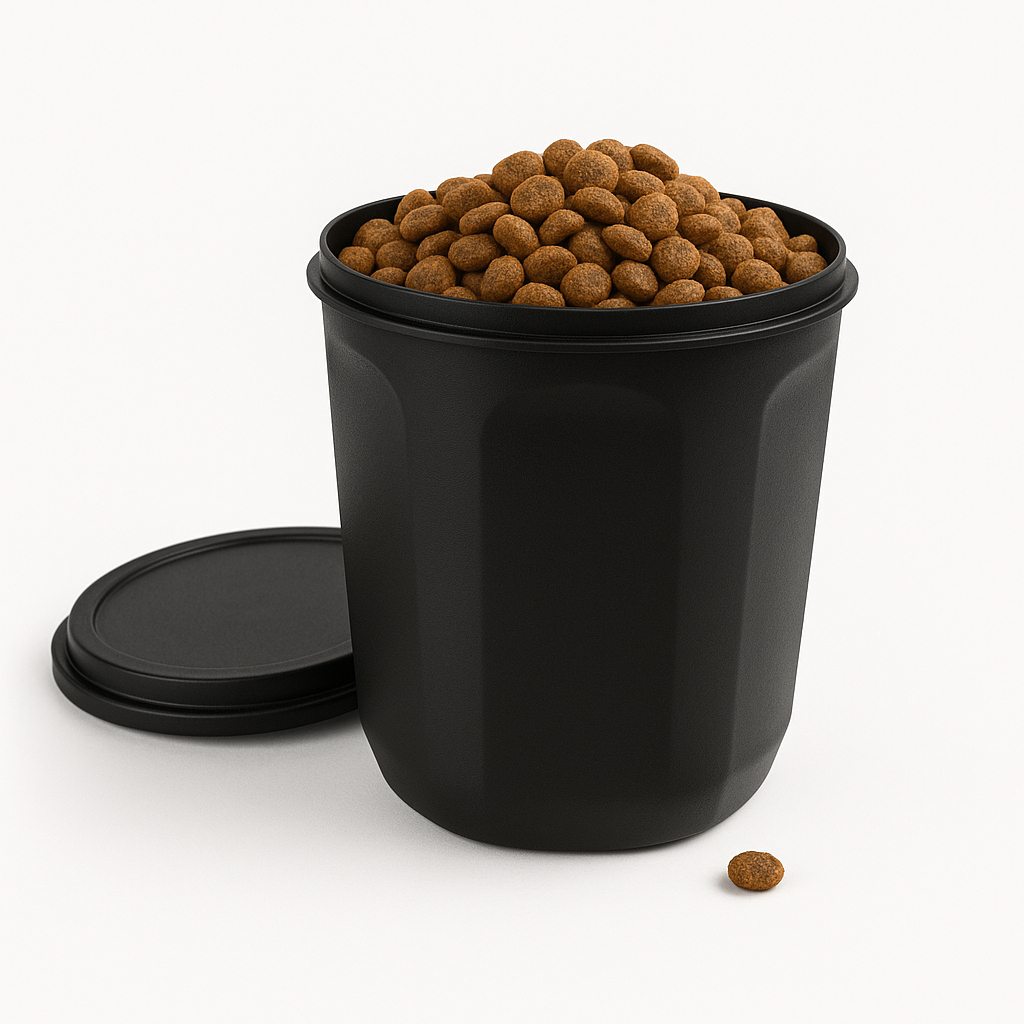 Porta Ração Balde Pote Dispenser para Conservar Ração de Cachorro e Gato 5,5 Litros 2,6 kg de Ração em Oferta na Shopee