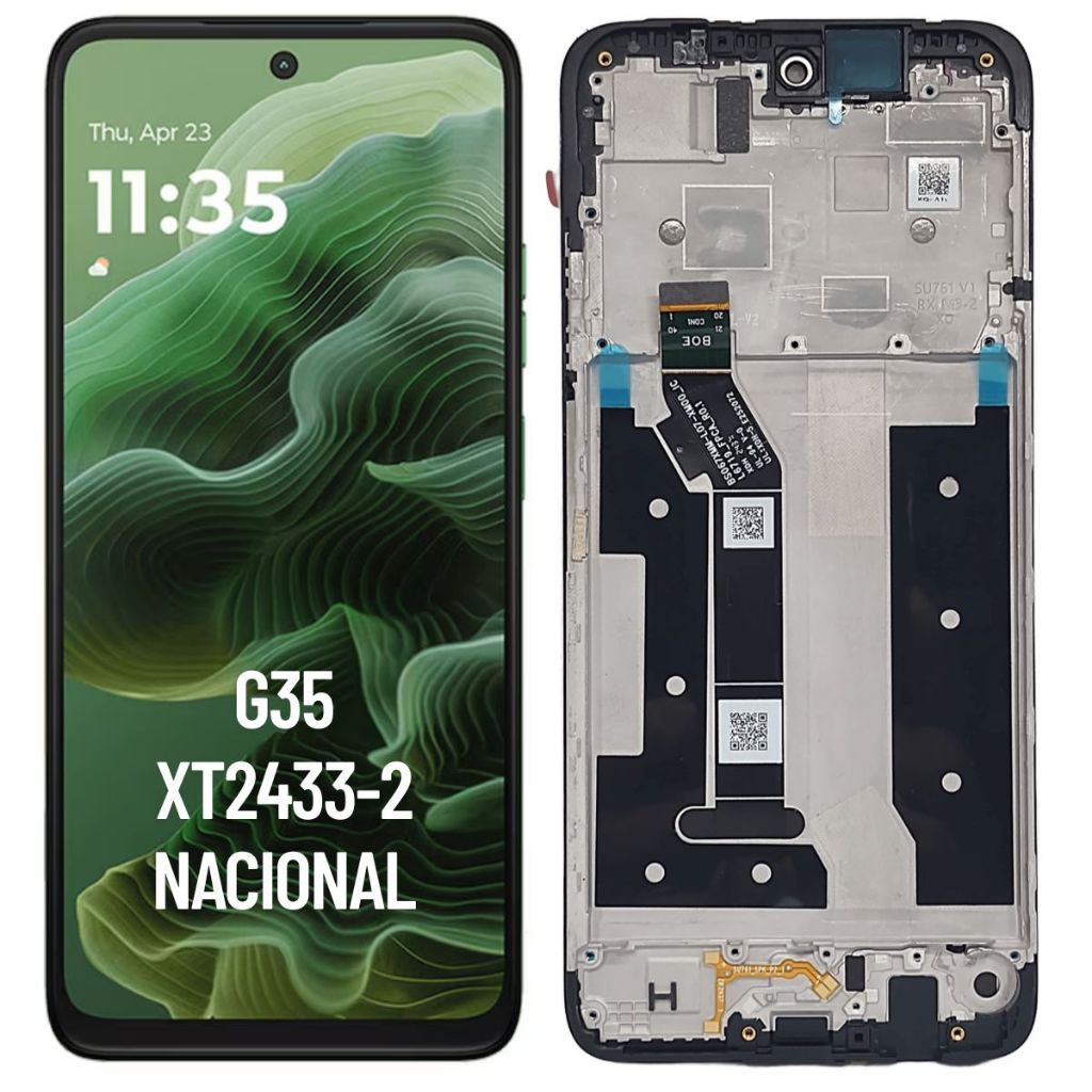 TELA FRONTAL DISPLAY COMPATIVEL MOTOROLA MOTO G35 XT2433-1 ORIGINAL NACIONAL DE 