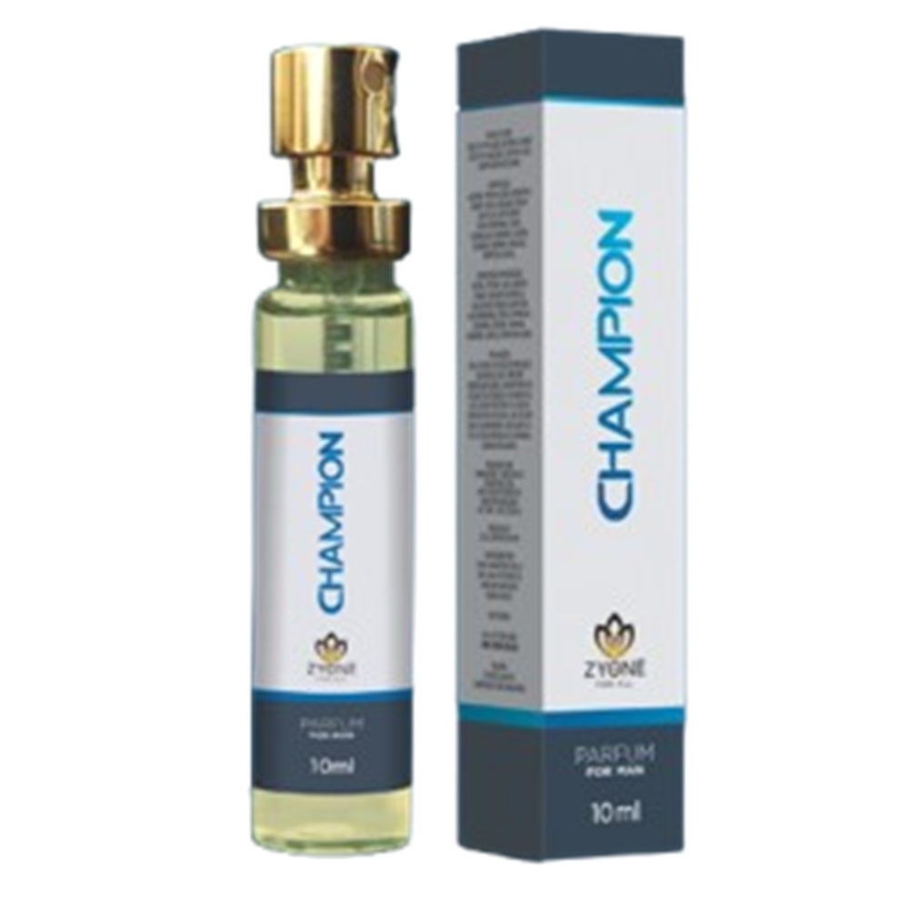Perfume Champion Masculino 10ml Zyone Alta Fixação 25% de Essência Importada Parfum